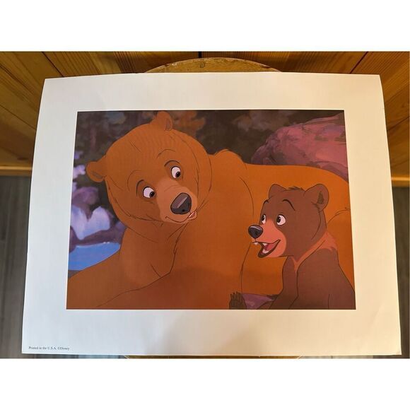WALT DISNEY Pictures Presents BROTHER BEAR 4 lithographs 14x11 - Picture 6 of 10